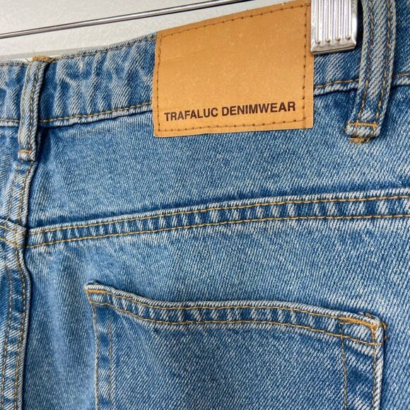 Zara Authentic Denim By TRF Trafaluc Straight Leg Size 4 - Picture 8 of 10